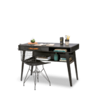 Dark Metal Line Skrivebord - Billede 2