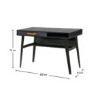 Dark Metal Line Skrivebord - Billede 3