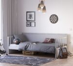 Daybed uden tag (grå) (100x200 cm) - Billede 2