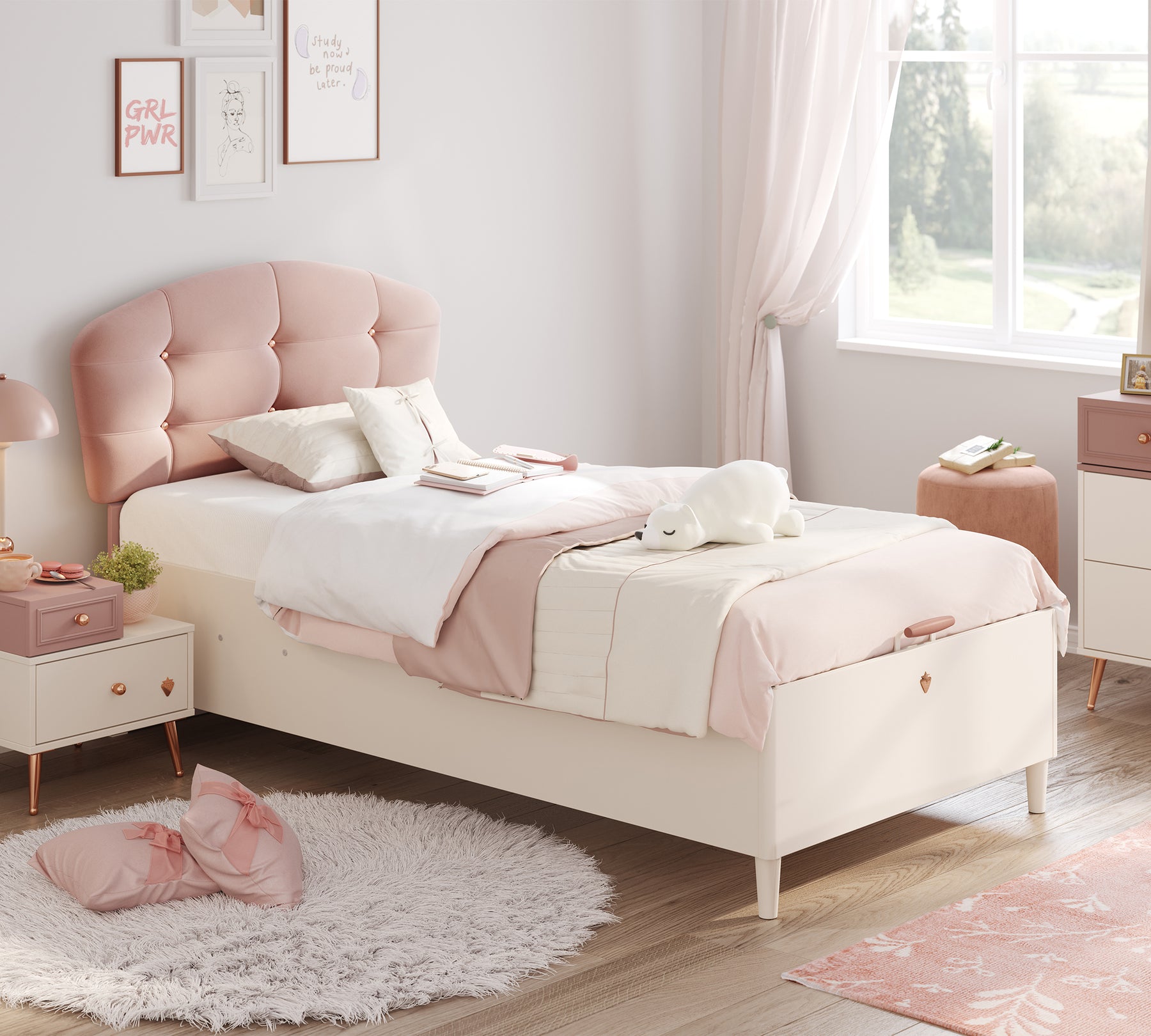 Elegance Bazalı Karyola1 Elegance Base Bed - Billede 1