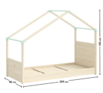 Montes Natural Side-Hinged Bed (90x200 cm) - Billede 5