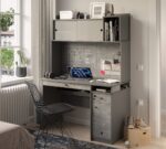 Space Gray bredt skrivebord - Billede 3