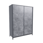 Space Grey Skydør - Billede 5
