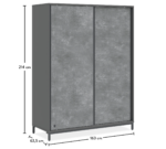 Space Grey Skydør - Billede 6