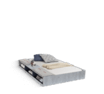 Trio-delt underbed (90x190 cm) - Billede 5