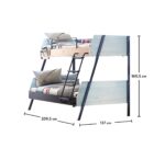Trio bred køjeseng (90x200-120x200 cm) - Billede 5