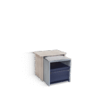 Trio Sidebord med tre hylder - Billede 4